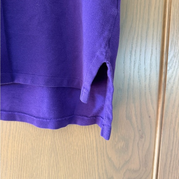 Ralph Lauren Purple Custom Fit Polo Cotton Short Sleeve Collar / Medium - Picture 8 of 13